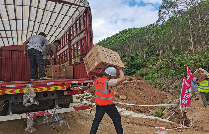 挺進環保|假期不停工爭分奪秒搶工期 廣西賀州項目建設加緊沖刺中